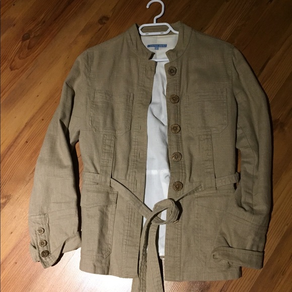 Smart set Linen Jacket - Picture 1 of 3